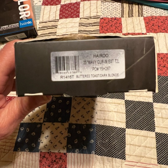 Holiday Hair! Long Wavy Hairdo Extension Dark Blond 23 inch. Hair Piece, wig - Picture 5 of 7